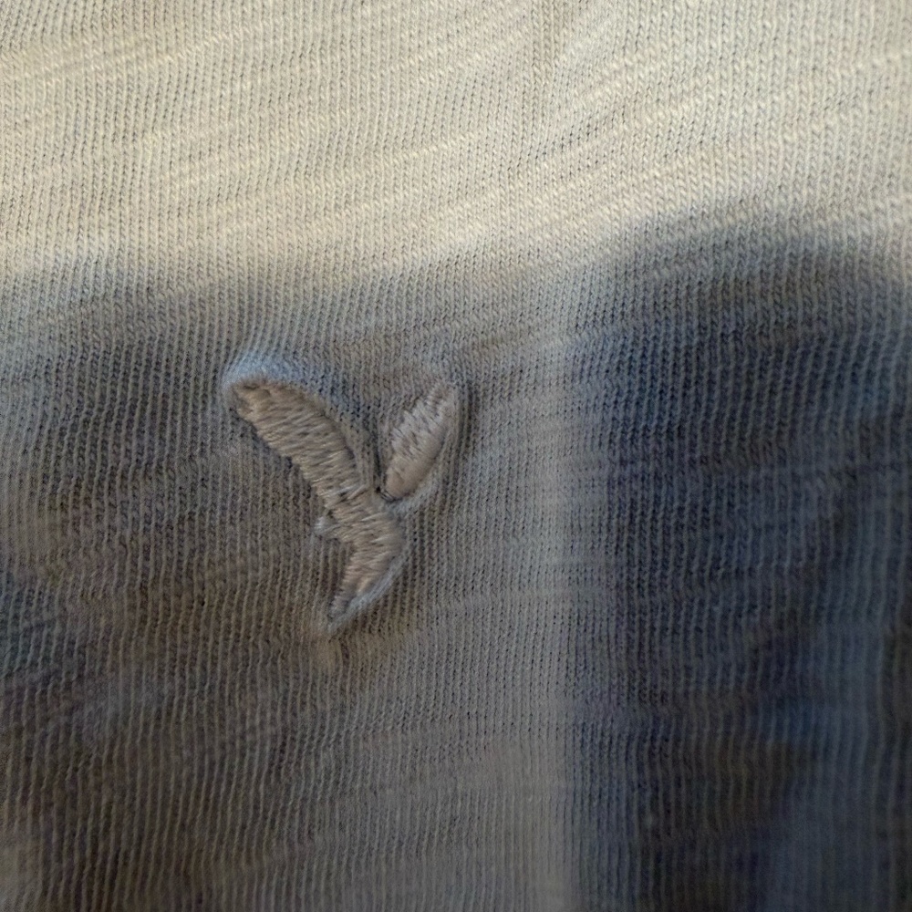 American Eagle Super Soft T-Shirt Mens Medium White Classic Logo Tee